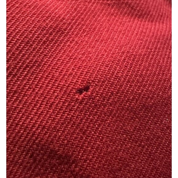 KU Adidas NCAA Kansas University Jayhawks Wool Crimson Blue Hat Fitted‎ 7 3/4 - Picture 10 of 16